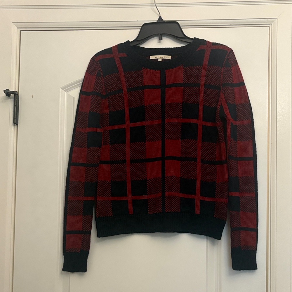 Miami Black and Red (burgundy) sweater 
(